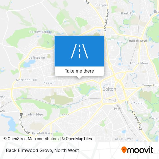 Back Elmwood Grove map