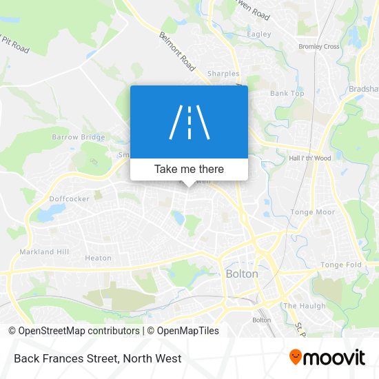 Back Frances Street map