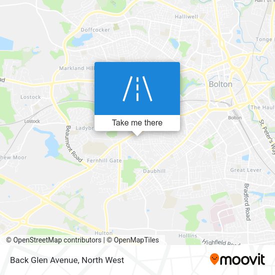 Back Glen Avenue map