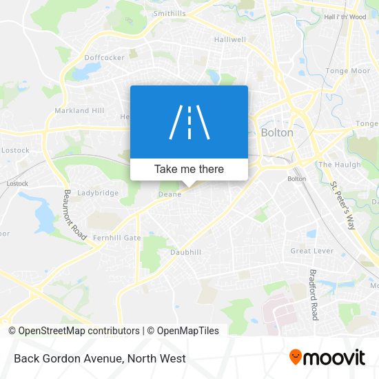 Back Gordon Avenue map