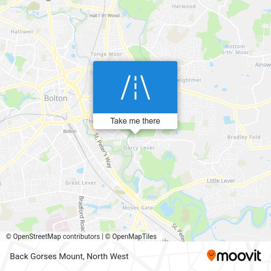 Back Gorses Mount map