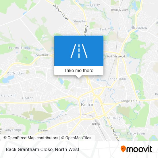 Back Grantham Close map