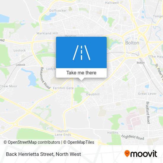 Back Henrietta Street map