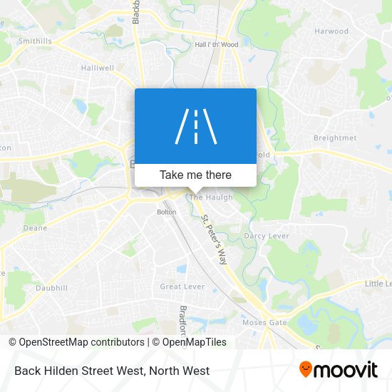 Back Hilden Street West map