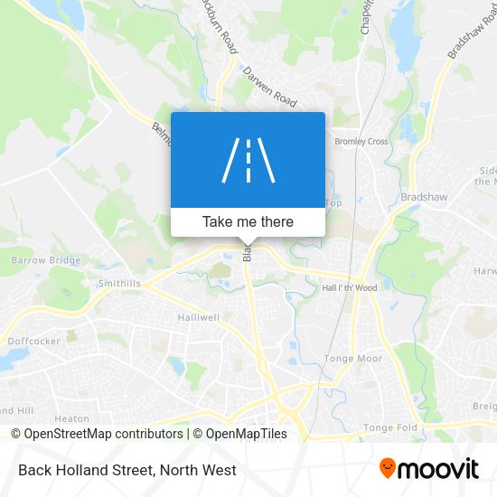 Back Holland Street map