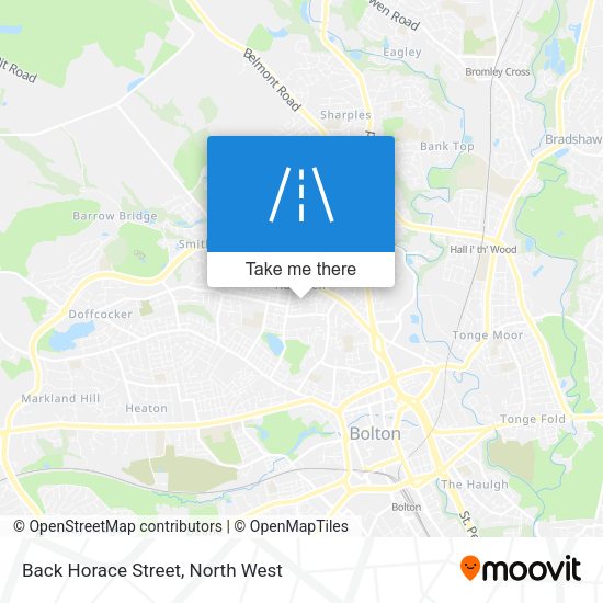 Back Horace Street map
