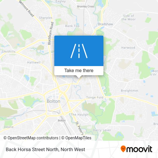 Back Horsa Street North map