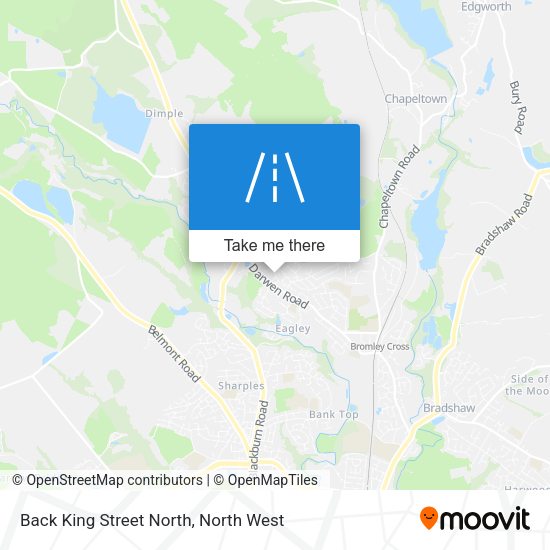 Back King Street North map