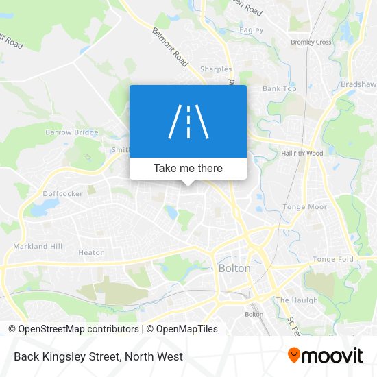 Back Kingsley Street map