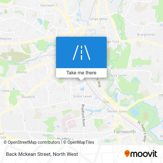 Back Mckean Street map