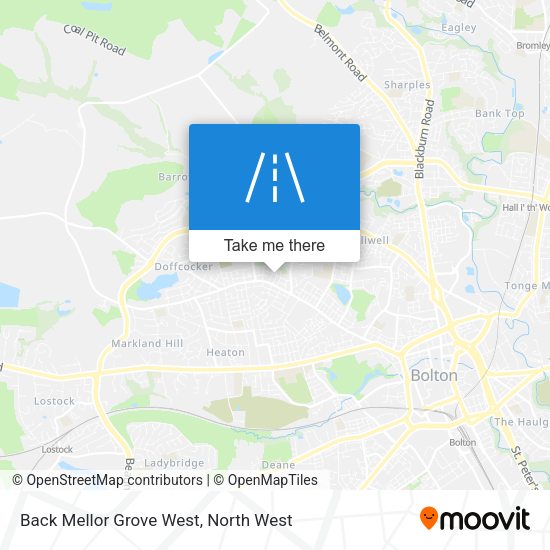 Back Mellor Grove West map