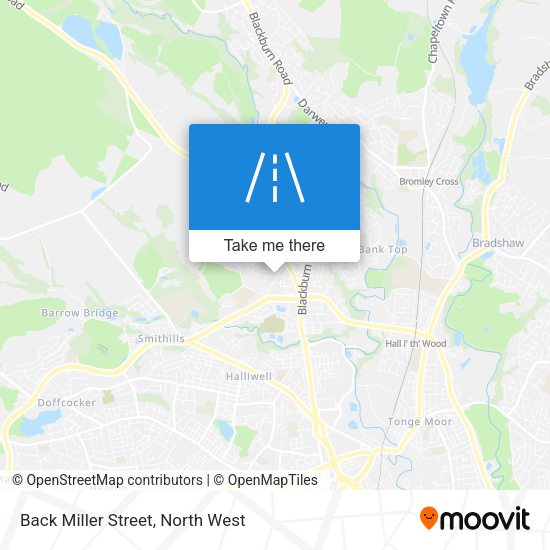 Back Miller Street map