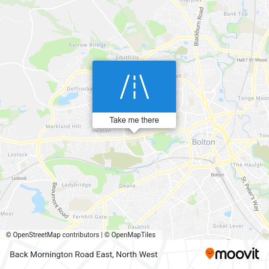 Back Mornington Road East map