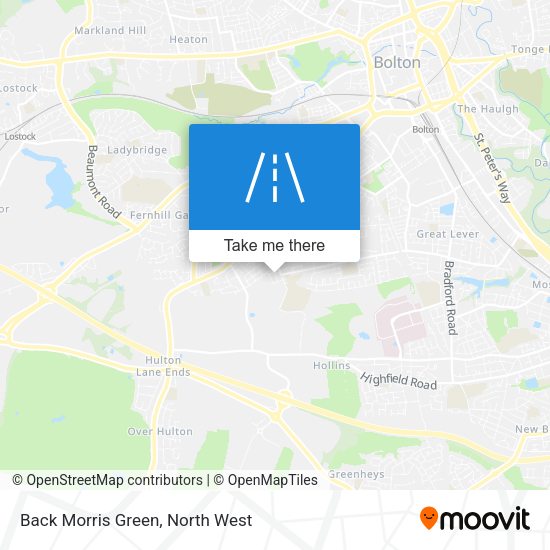 Back Morris Green map
