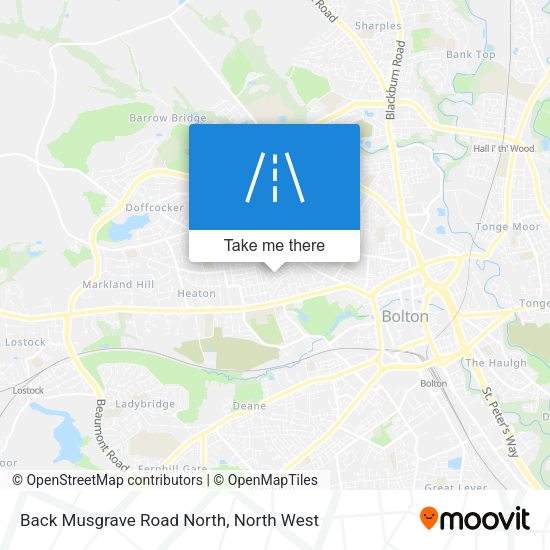 Back Musgrave Road North map