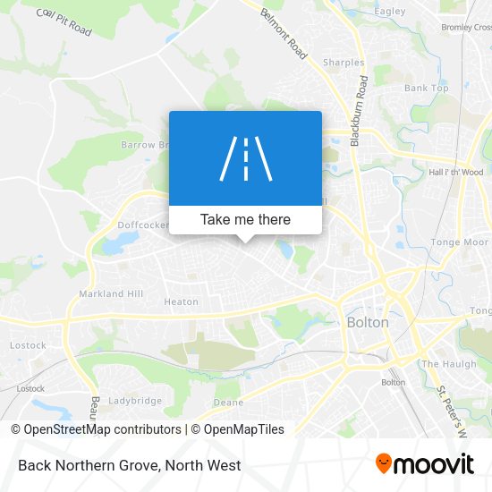 Back Northern Grove map