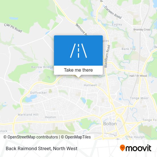 Back Raimond Street map