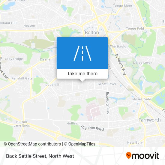 Back Settle Street map