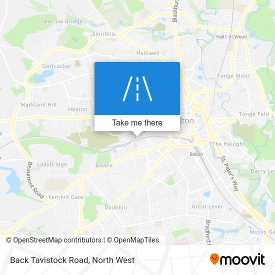Back Tavistock Road map