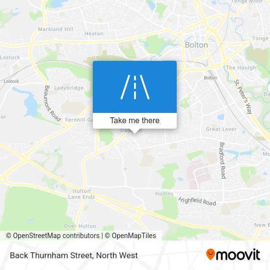 Back Thurnham Street map