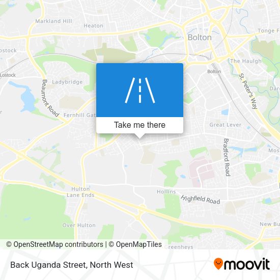 Back Uganda Street map