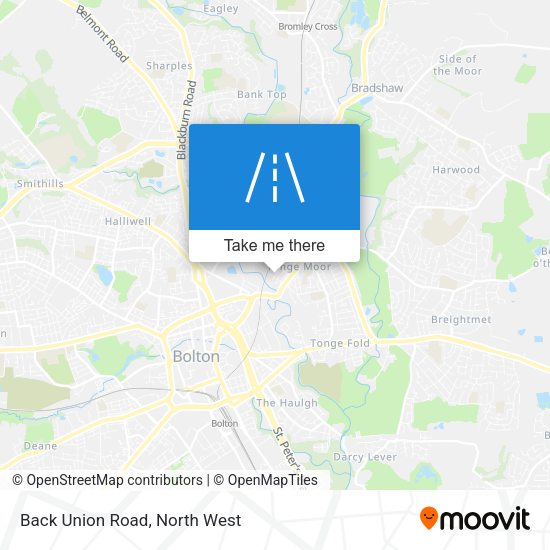 Back Union Road map