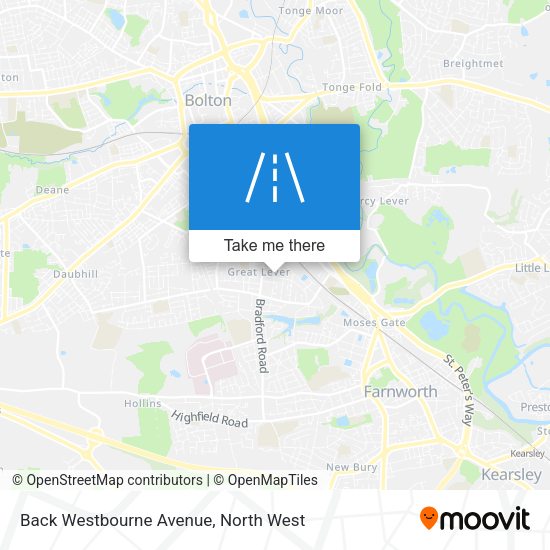 Back Westbourne Avenue map