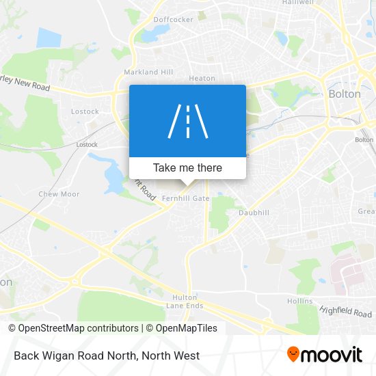 Back Wigan Road North map