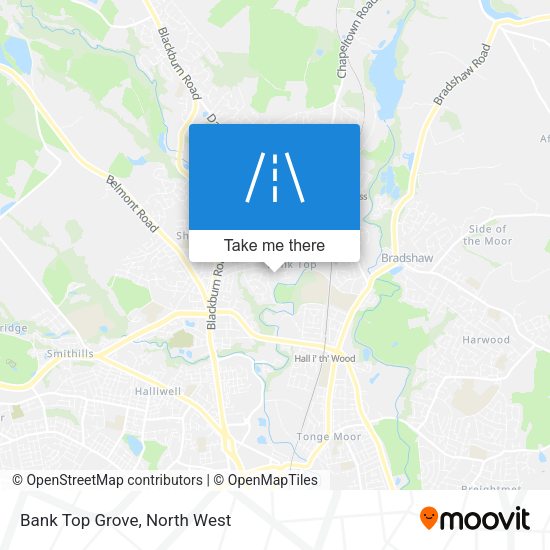 Bank Top Grove map