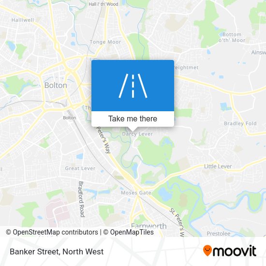 Banker Street map