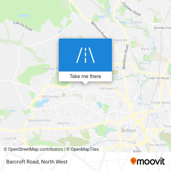 Barcroft Road map