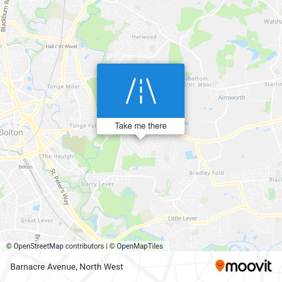 Barnacre Avenue map