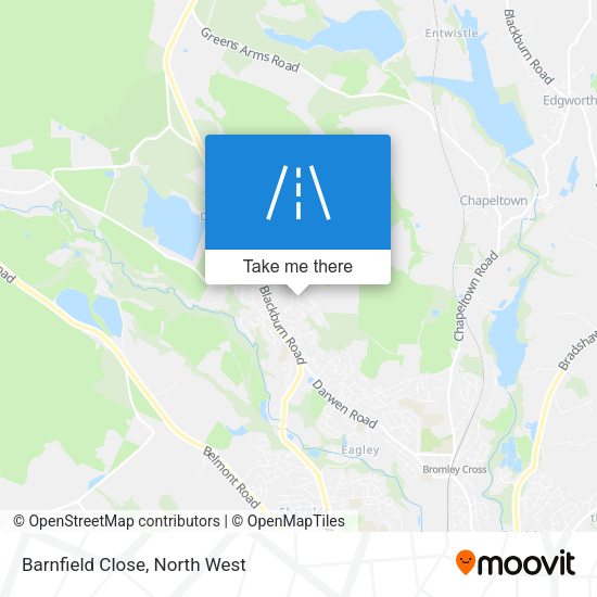 Barnfield Close map