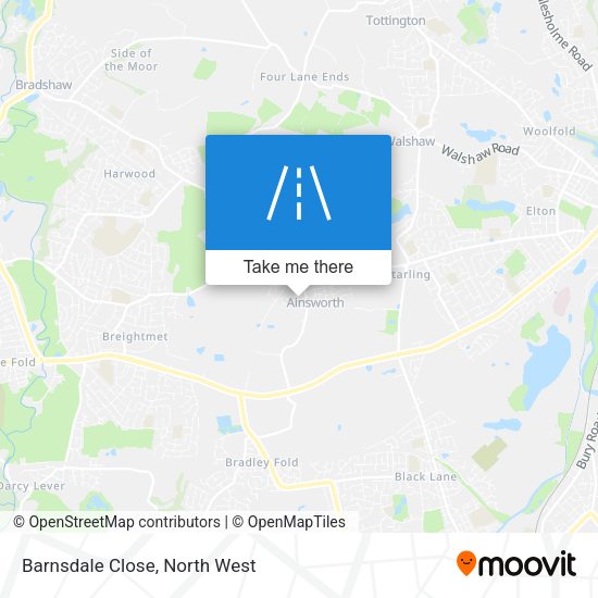 Barnsdale Close map