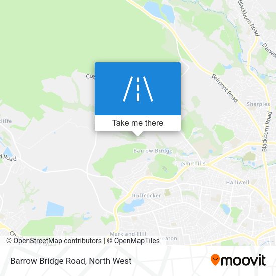 Barrow Bridge Road map