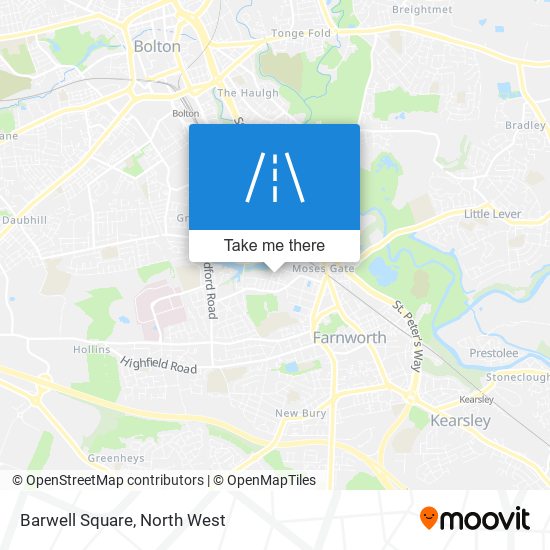 Barwell Square map