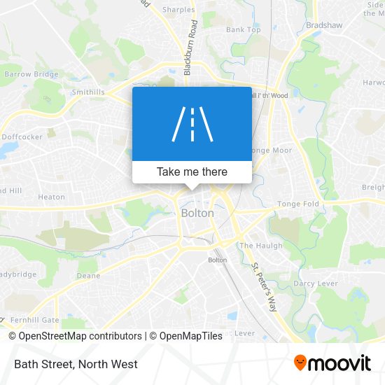 Bath Street map