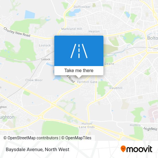 Baysdale Avenue map