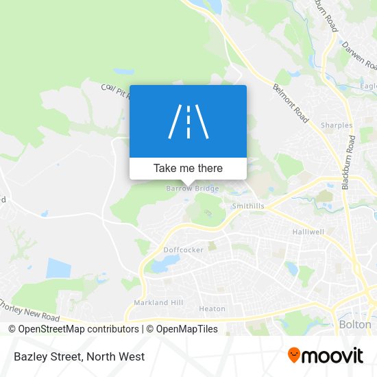 Bazley Street map