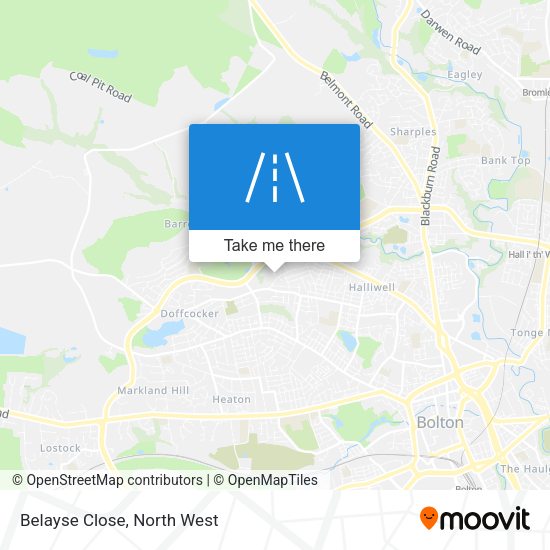 Belayse Close map