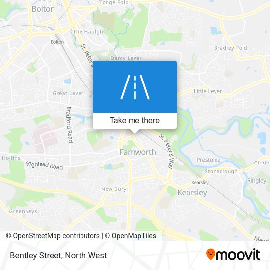 Bentley Street map