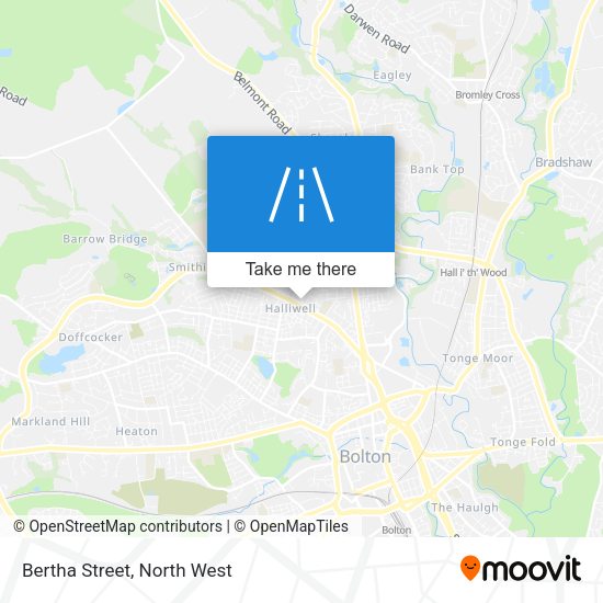 Bertha Street map