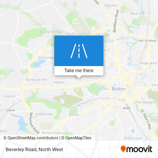 Beverley Road map