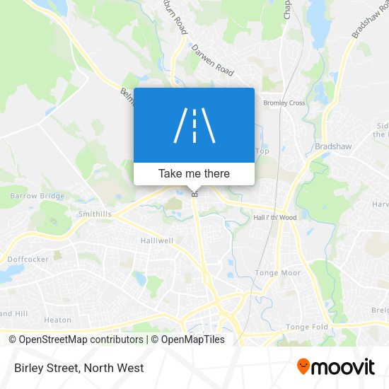 Birley Street map