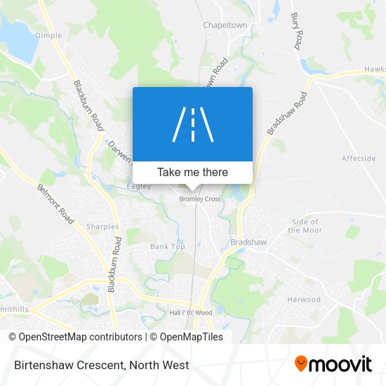 Birtenshaw Crescent map