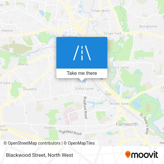 Blackwood Street map