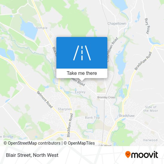 Blair Street map
