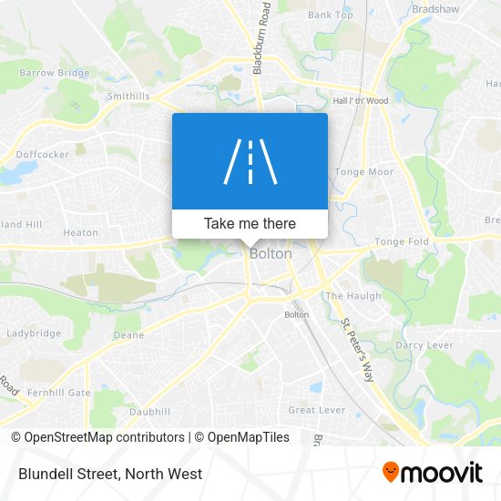 Blundell Street map