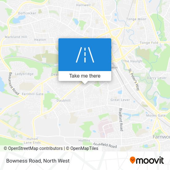 Bowness Road map