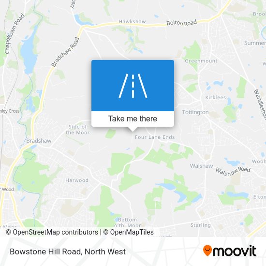 Bowstone Hill Road map